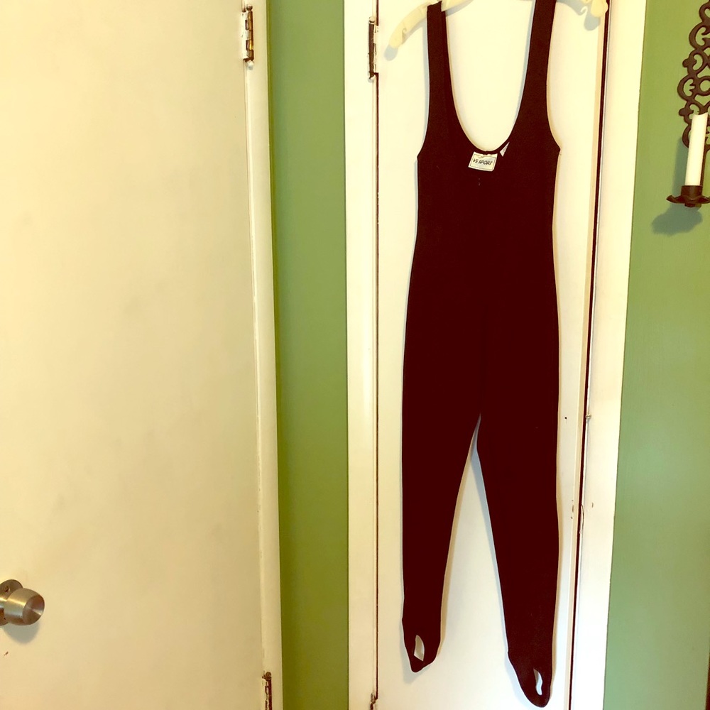 Vintage Tank top Spandex Catsuit Jumpsuit